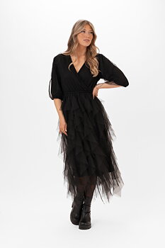 Clara tull dress black