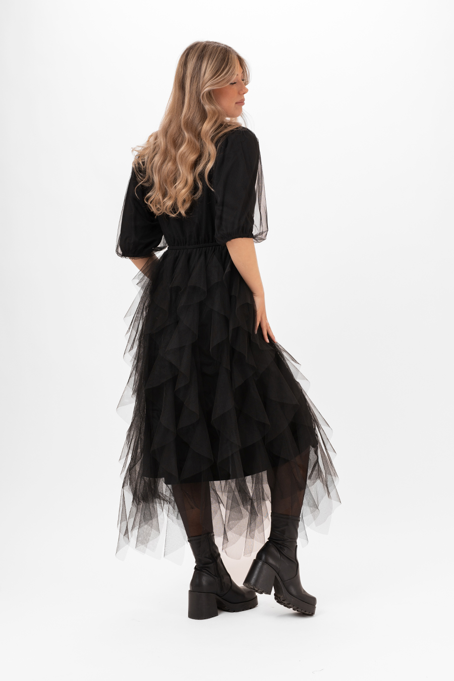 Clara tull dress black - 2