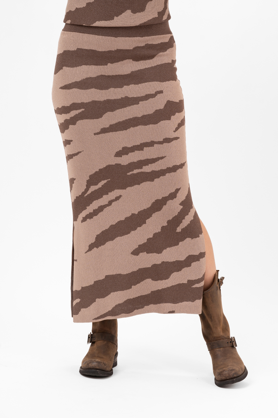 Eleanor skirt brown/taupe - 2