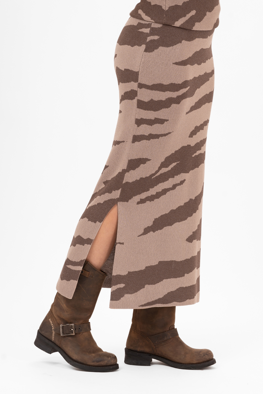 Eleanor skirt brown/taupe - 3