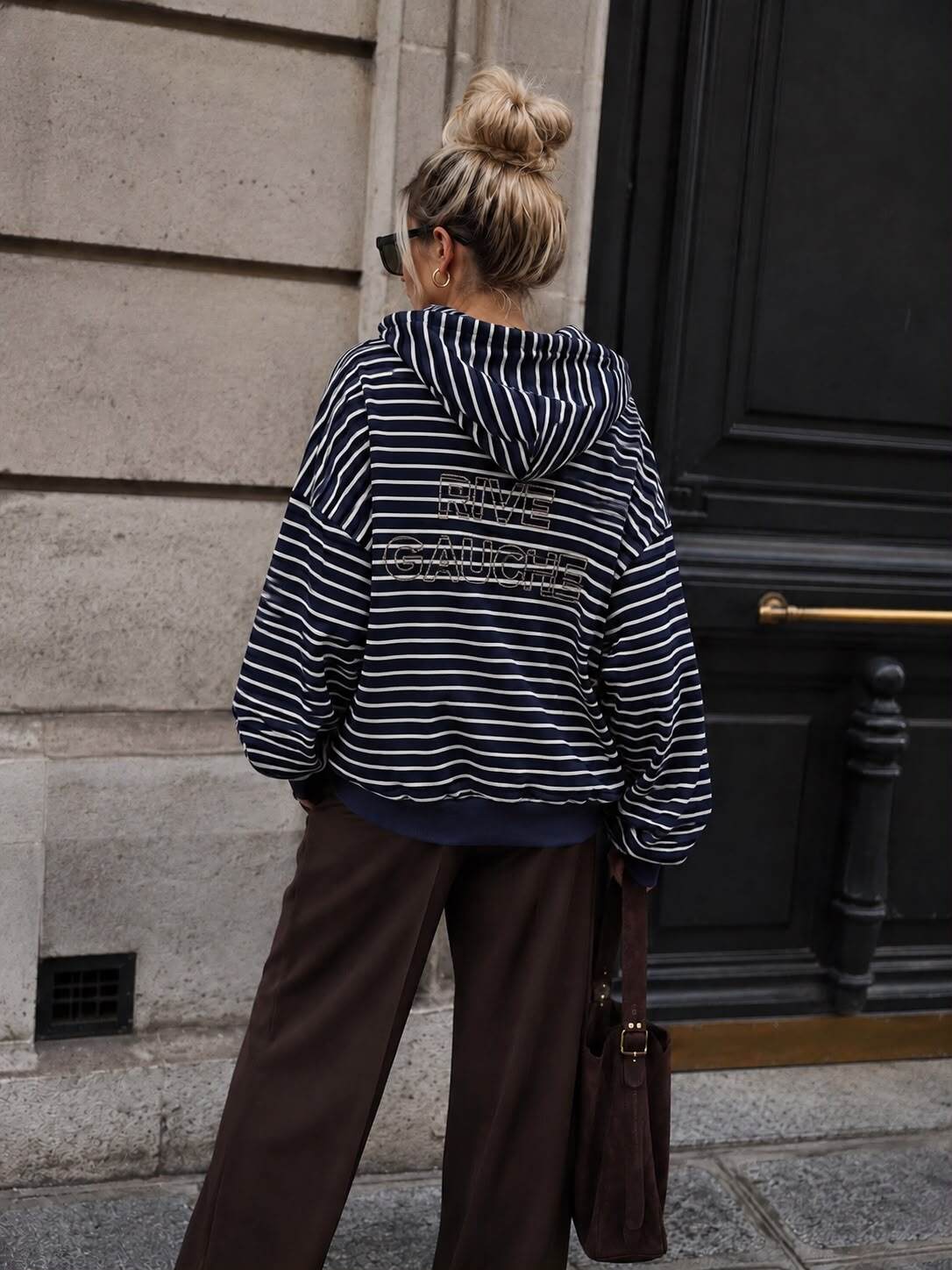 Hoodie Rive Gauche navy - 3