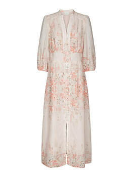 Neo Noir Stellar Blooming  Dress, Misty Rose