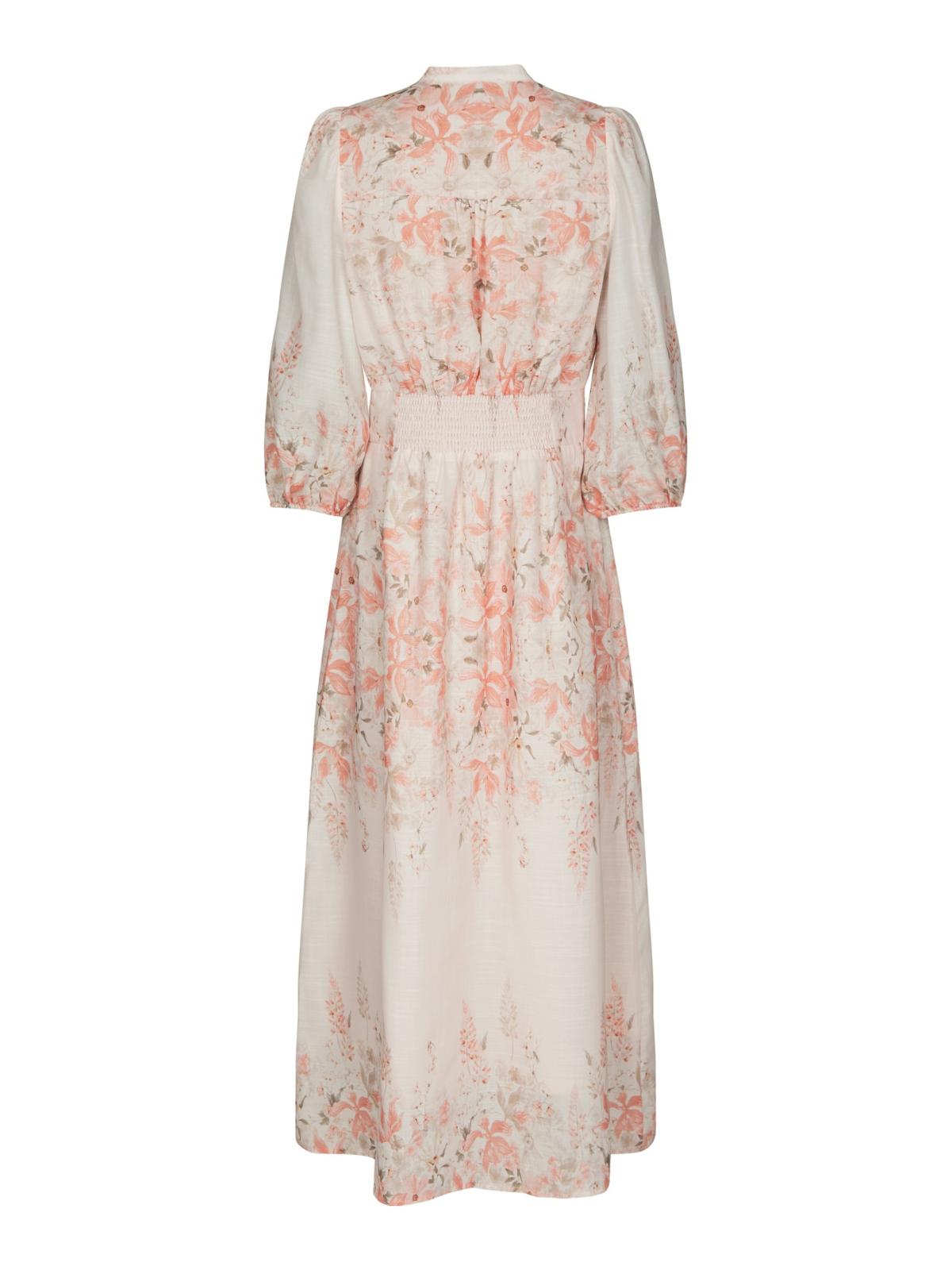 Neo Noir Stellar Blooming  Dress, Misty Rose - 2