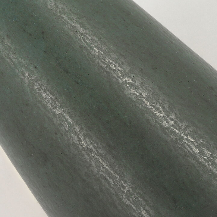 Frode Bahnsen (1960s) Green Hourglass Vase 20 cm