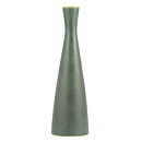 Frode Bahnsen (1960s) Green Hourglass Vase 20 cm