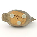 オーケ・ホルム  茶色い鳥  13/7cm  1960年代