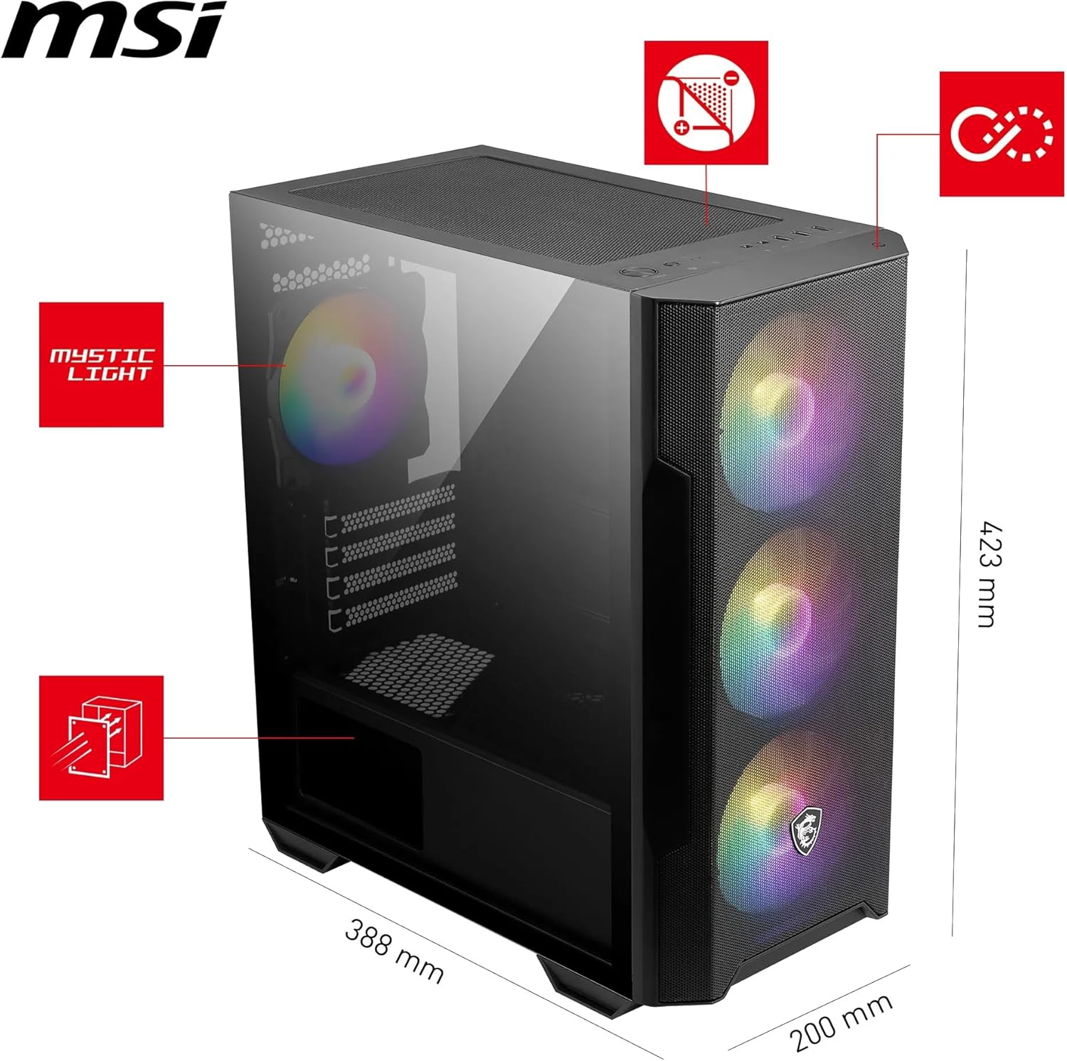 Aguma Gaming-PC 7800X3D Edition (24GB RAM) - Stationär dator - 3