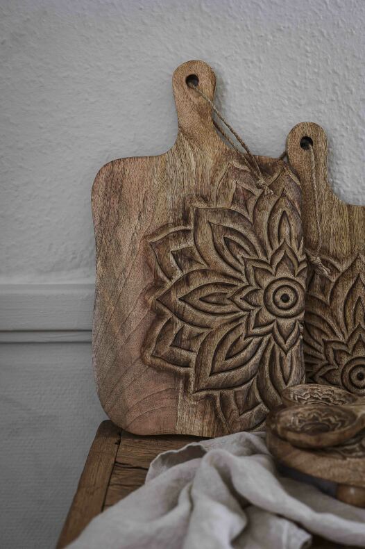 Majas Cutting Board Fleur Organic High 42x24x2 cm