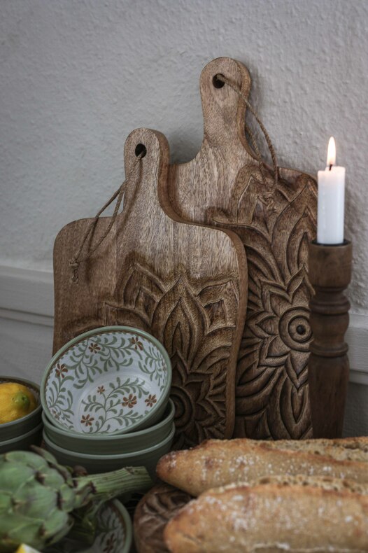 Majas Cutting Board Fleur Organic High 42x24x2 cm - 5