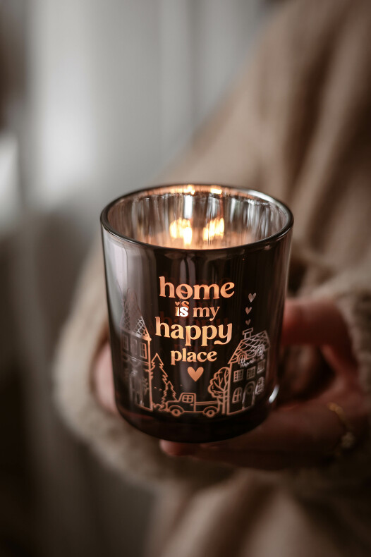 Maja Lantern Home is my happy place Hazel