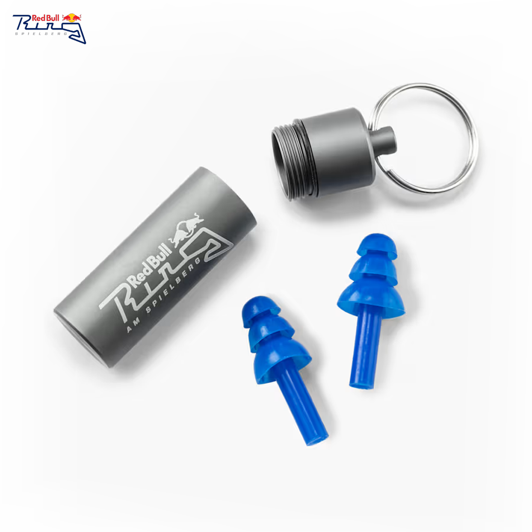 Red Bull Ring Earplugs with Case