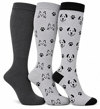 3-Pack Sthlm Sock co. Stödstrumpor Hundar & Katter