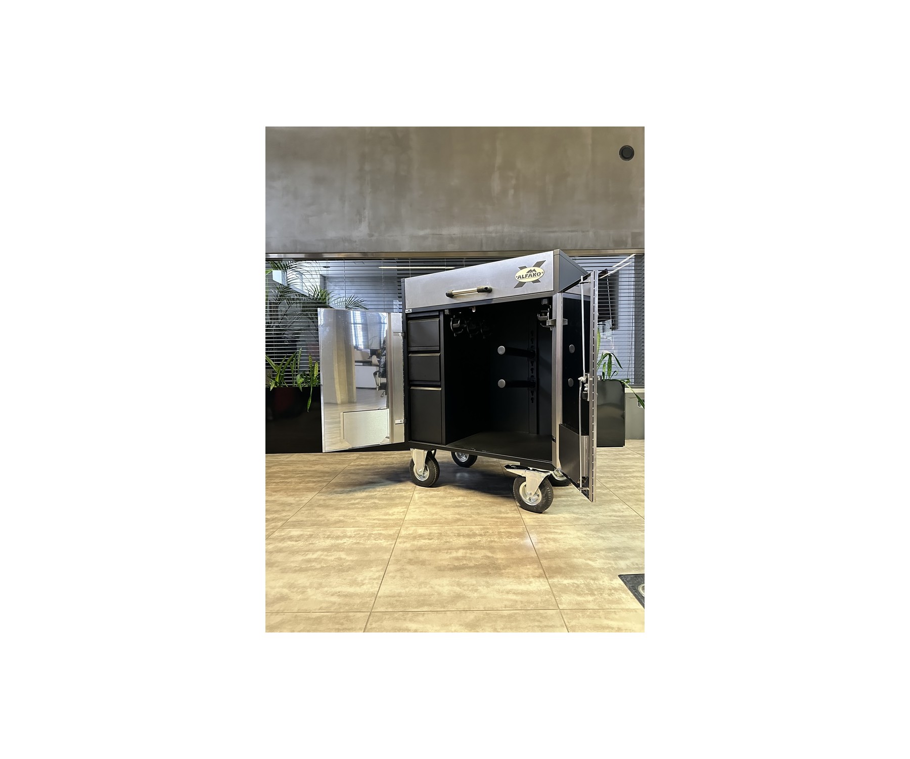 Alfako sadelskåp MIDI X - 3