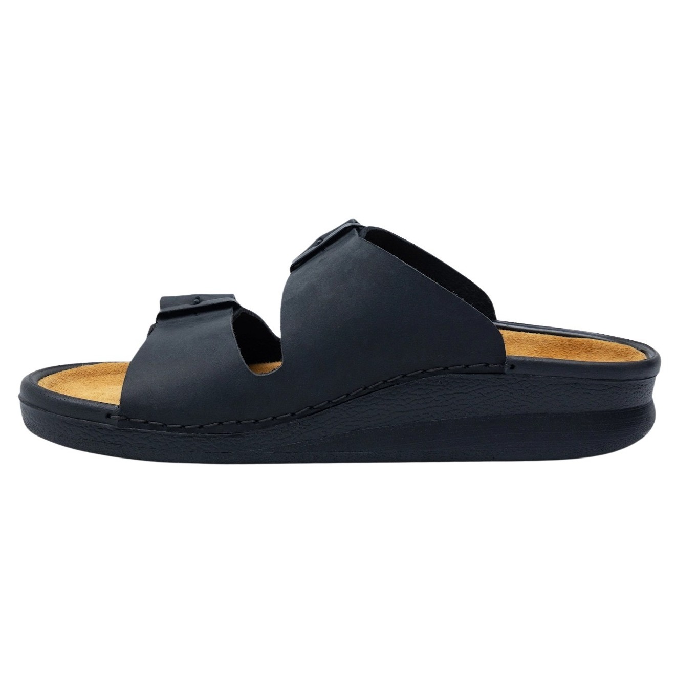 2650 Sandal Svart med utbytbar fotbädd - 3