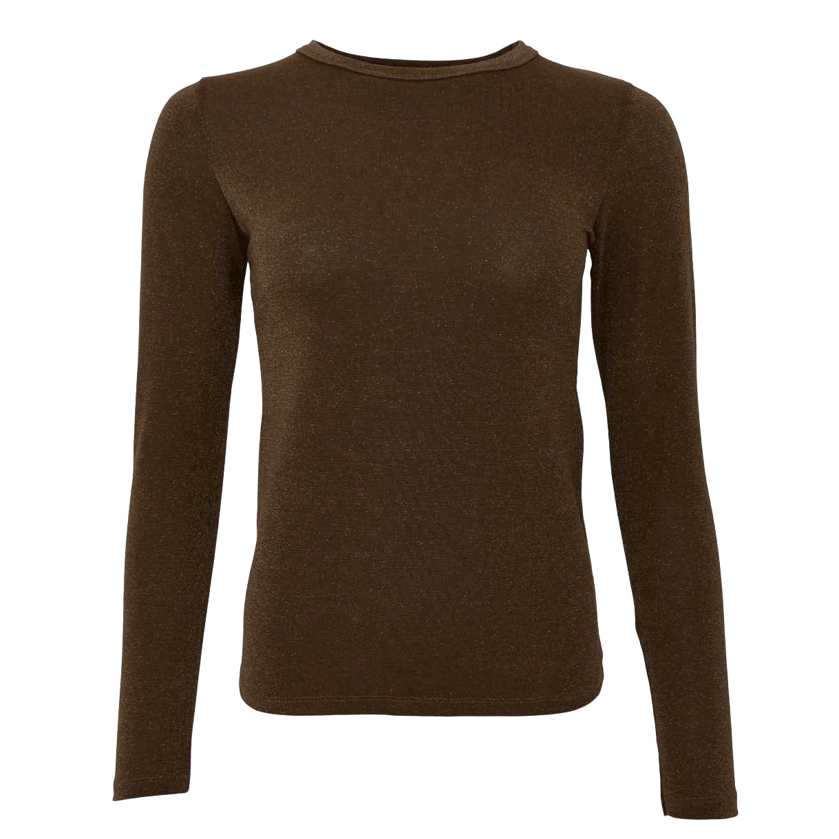 Glittertopp Faye Lurex - Chocolate