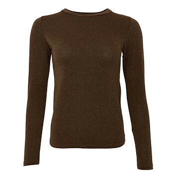 Glittertopp Faye Lurex - Chocolate