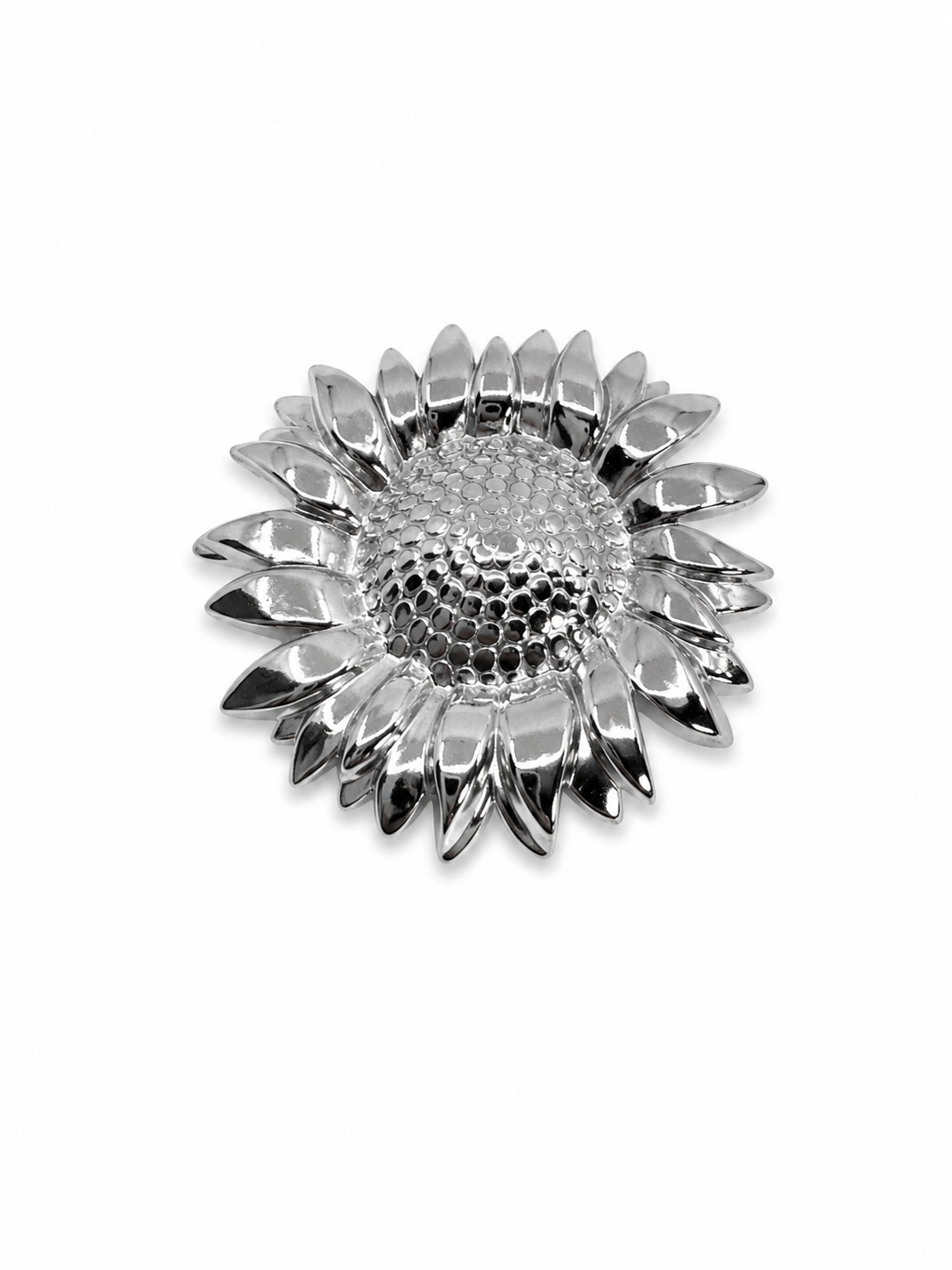 SUNFLOWER BROOCHE SILVER