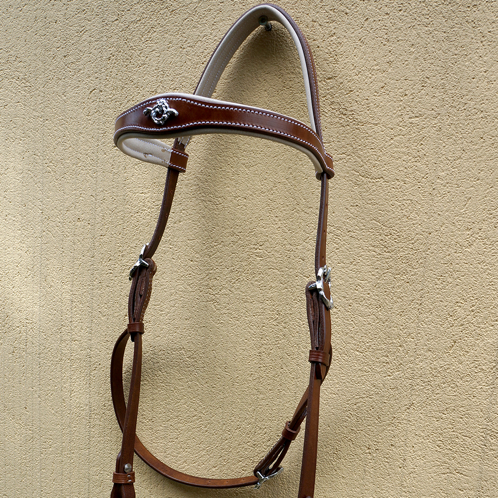 Hackamore headstall Noble by Opux® (without nosepart and scissors) - 4