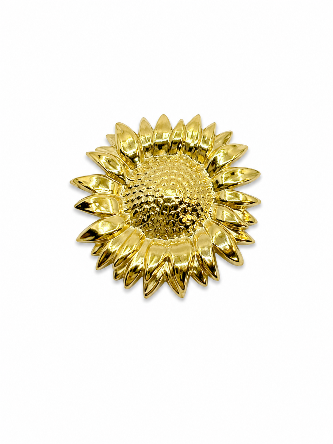 SUNFLOWER BROOCHE GOLD
