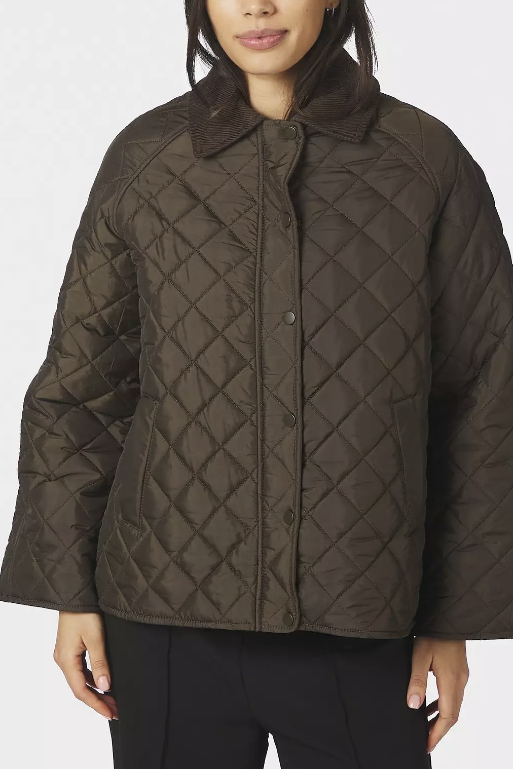 Neo Noir &nbsp;- Iva Quilt Jacket Khaki - 2