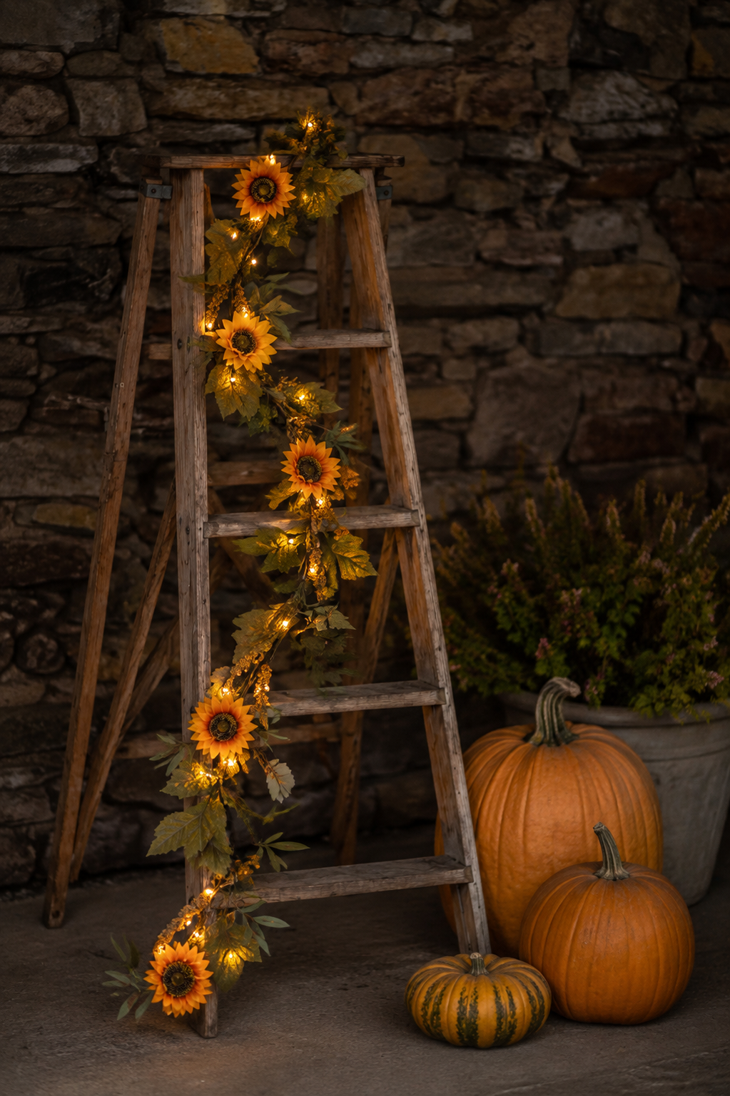 Ljusslinga Led Solros Girlang - 150 cm - 3