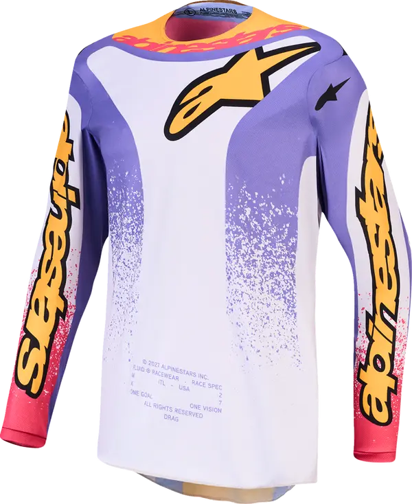 JERSEY YTH FLUID DRAG LIL/BLU/GLD