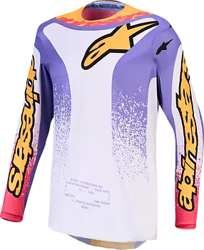 JERSEY YTH FLUID DRAG LIL/BLU/GLD
