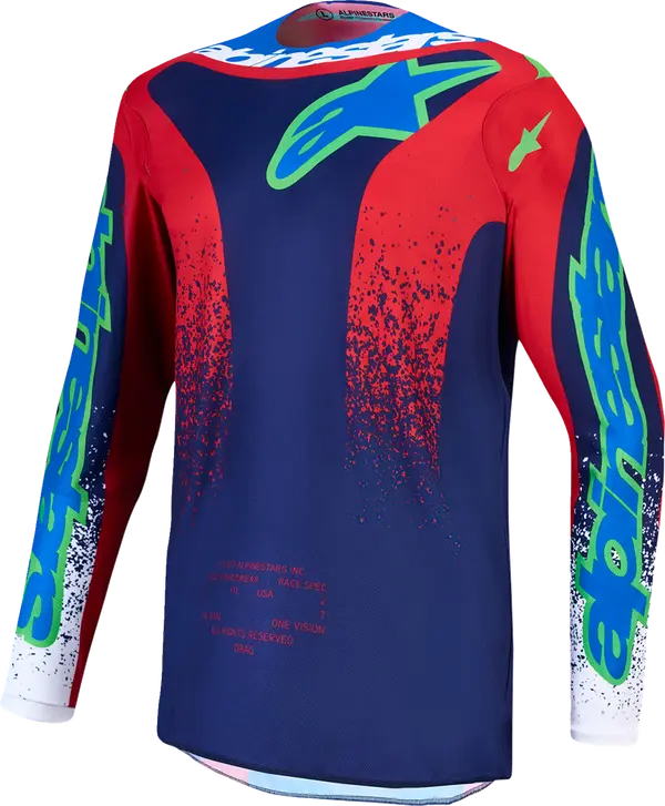 JERSEY YTH FLUID DRAG BL/NV/RD/WH