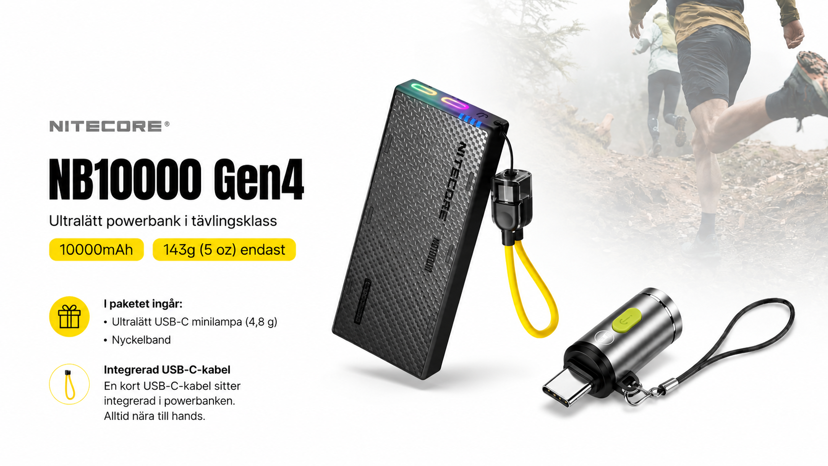Nitecore NB 10000 GEN 4, Includes Mini Flashlight - 2