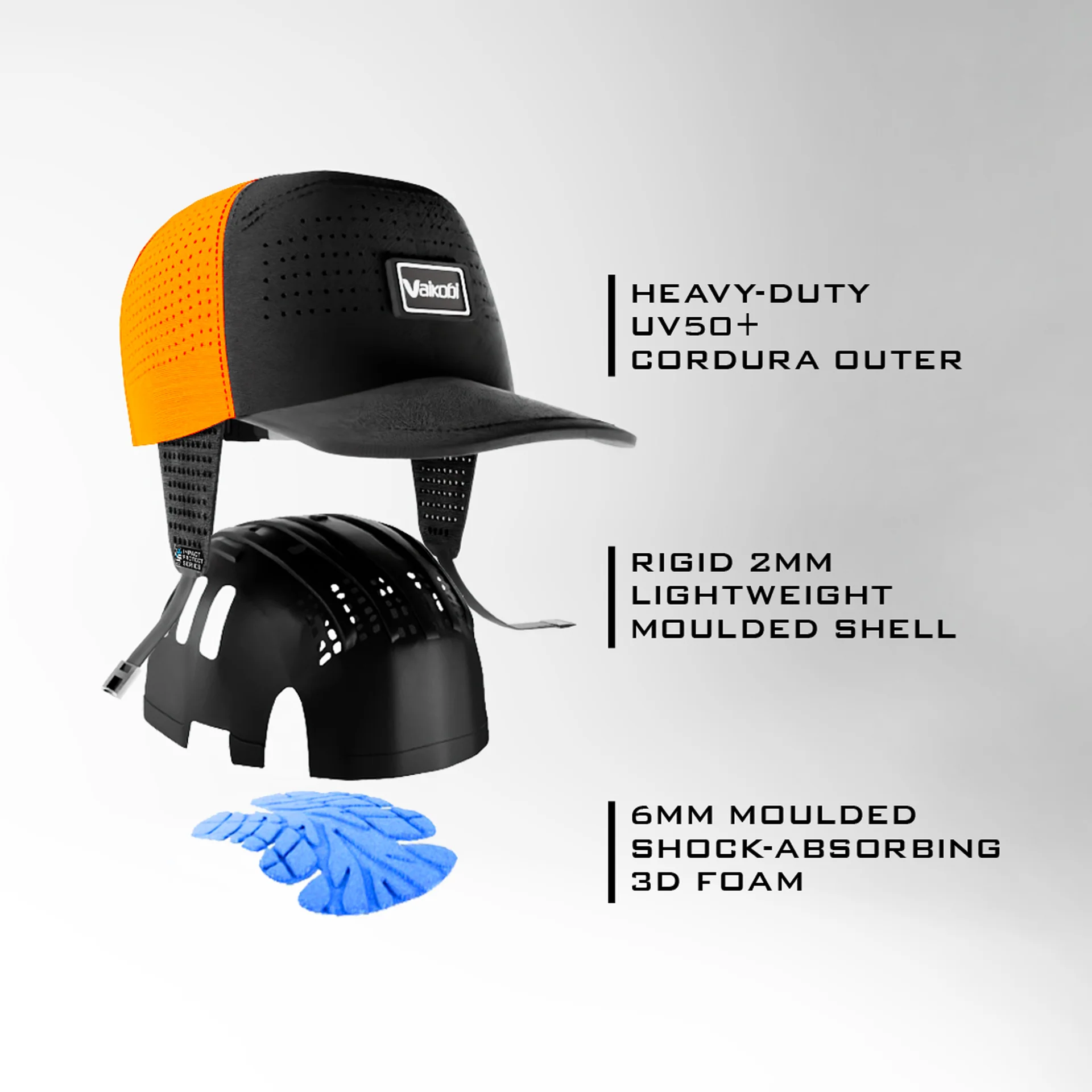 Vaikobi keps bump cap svart - 4