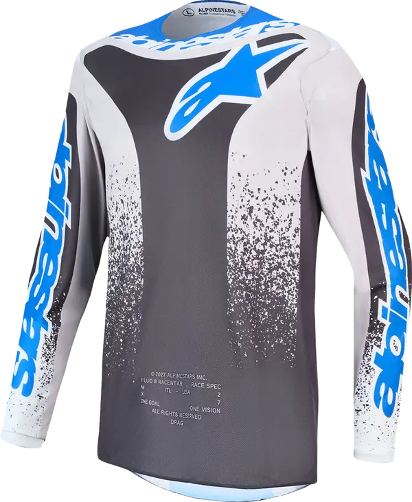 JERSEY YTH FLUID DRAG GRY/LIL/BLU