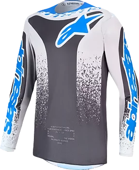 JERSEY YTH FLUID DRAG GRY/LIL/BLU
