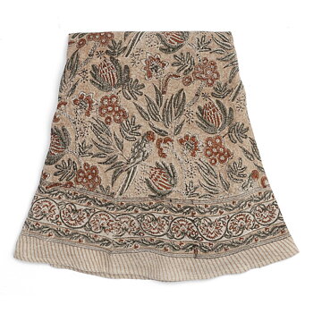 Rund linneduk Parrot Dusty Peach Ø220 cm