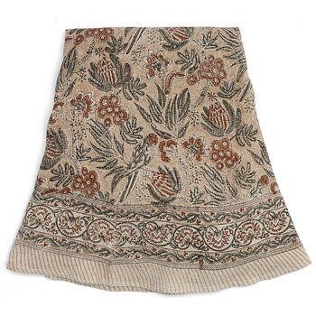 Rund linneduk Parrot Dusty Peach Ø220 cm
