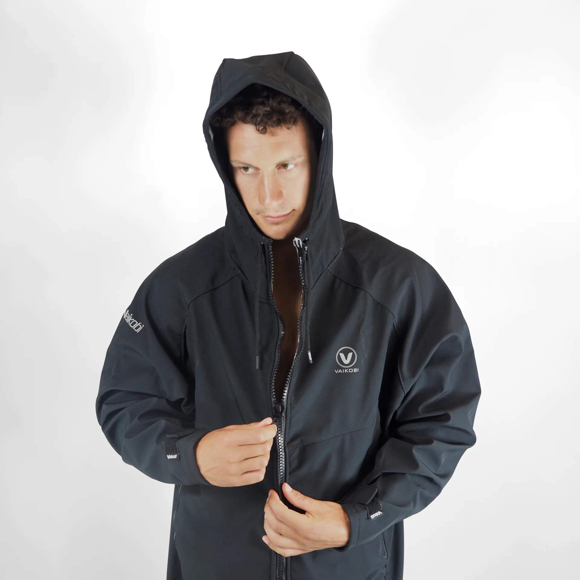 Vaikobi poncho beach coat svart