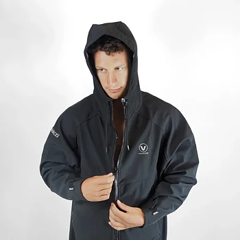 Vaikobi poncho beach coat svart