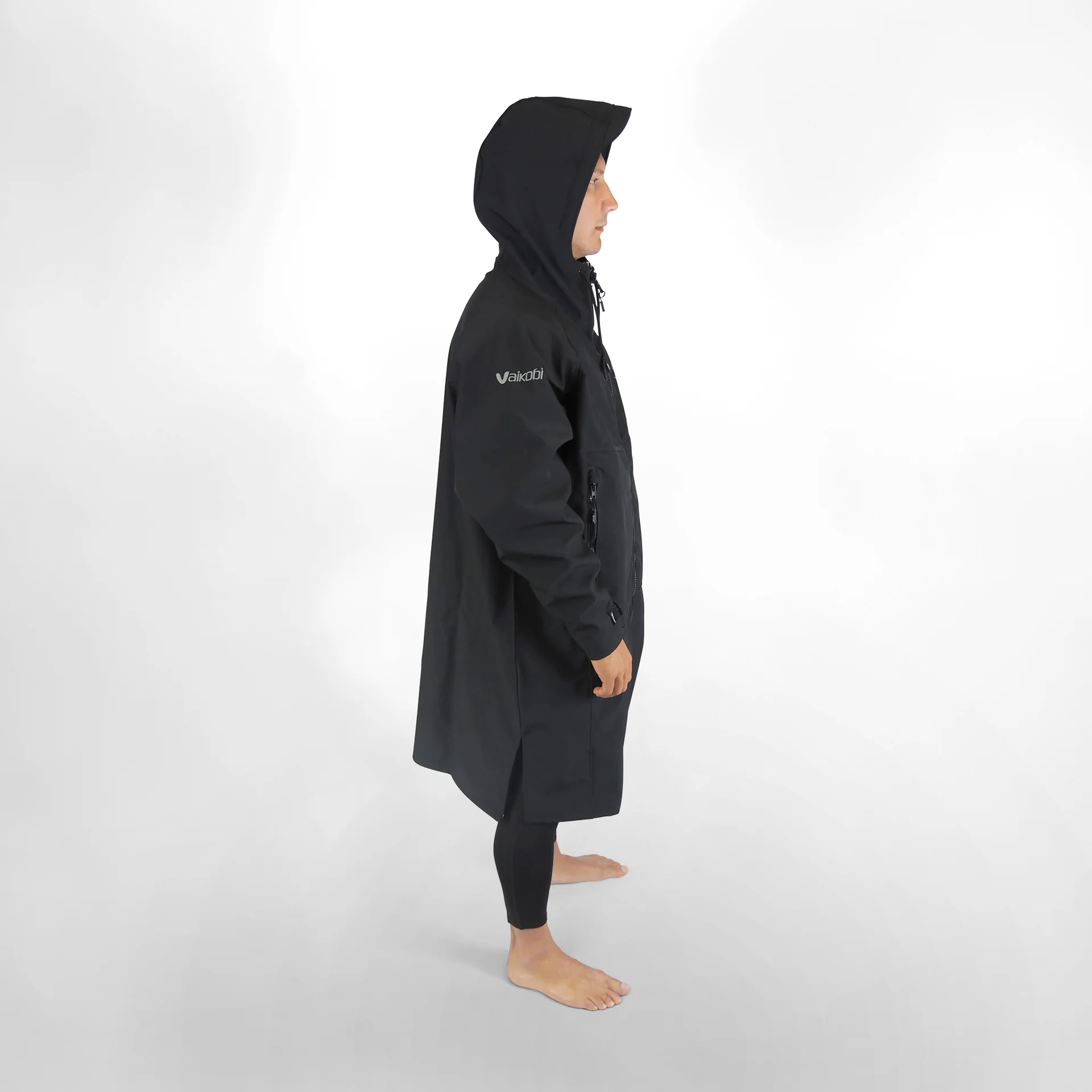 Vaikobi poncho beach coat svart - 4