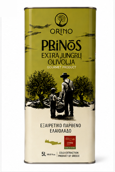 PRINOS Extra Jungru Olivolja 5L – Kreta - 6