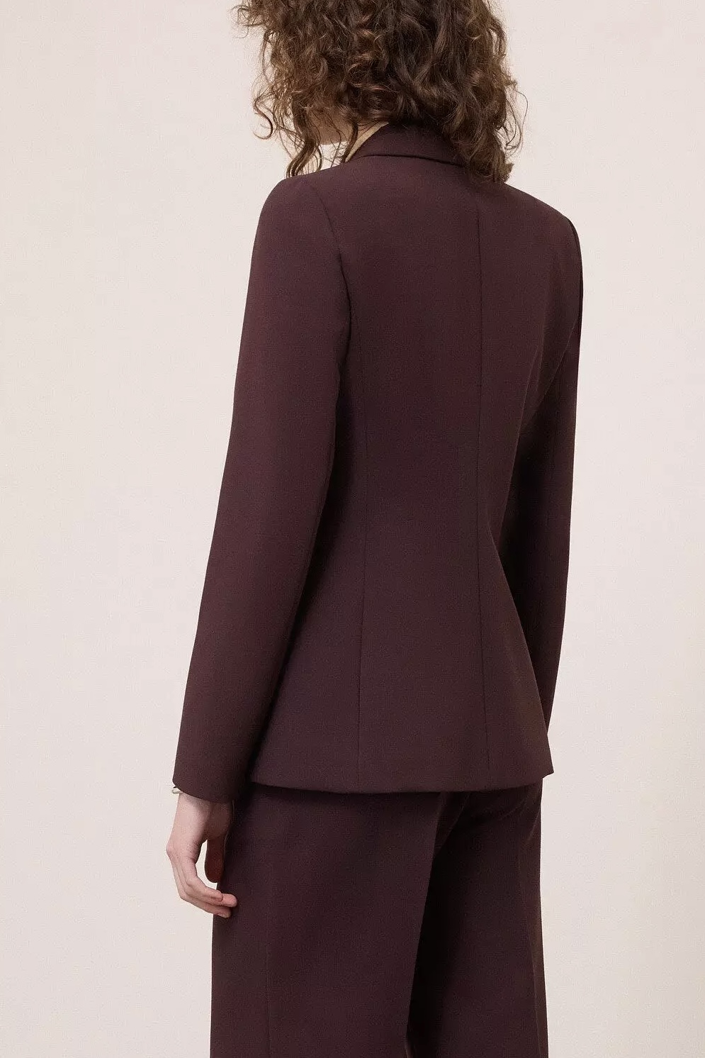 OttodÁme - Double Breasted Jacket Aubergine - 3