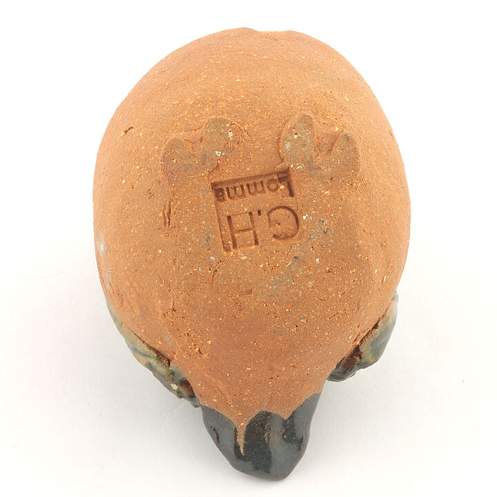 Gunnar Hansson (1960s) Swelling Stoneware  Bird 7 cm (11)