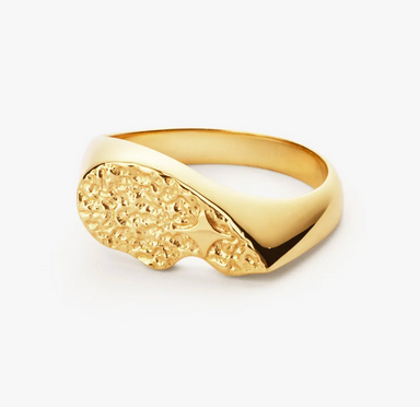 Texturerad BFF Glittrig Ring