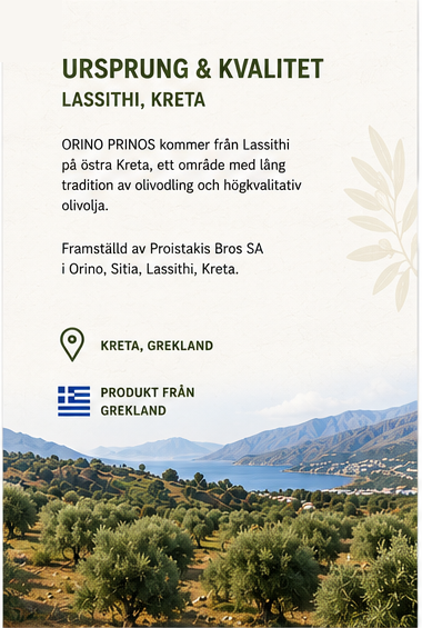 PRINOS Extra Jungfrau Olivolja 750ml – Kreta - 5