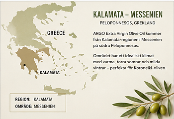 ARGO Extra Jungfru Olivolja 5L – Kalamata, Messenien