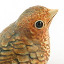 Poul Hauch Carlsen (1960s) Rounded Bird in Earthy Colors 8 cm