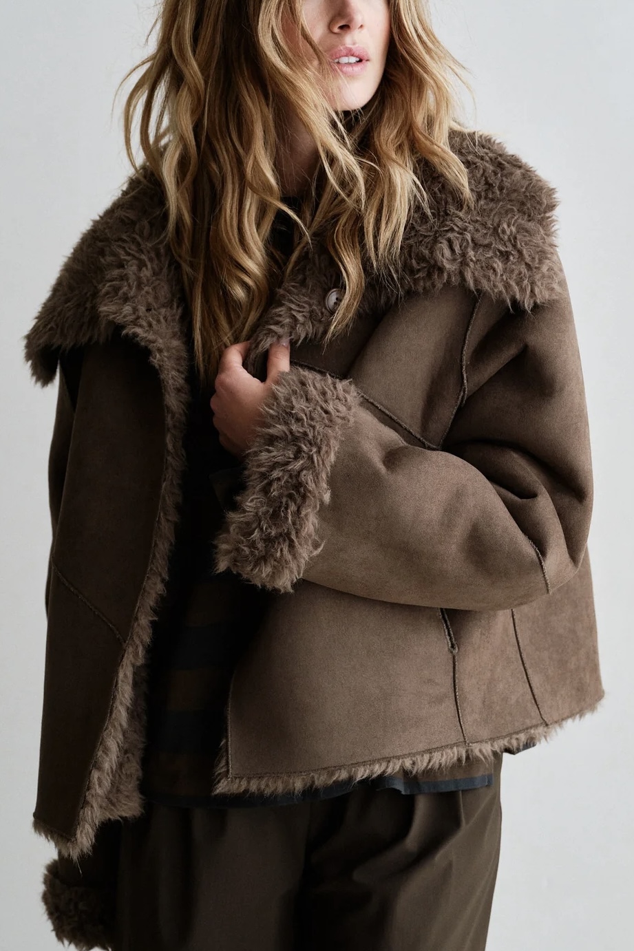 Penn & Ink NY  - Reversable Coat Tabac - 3