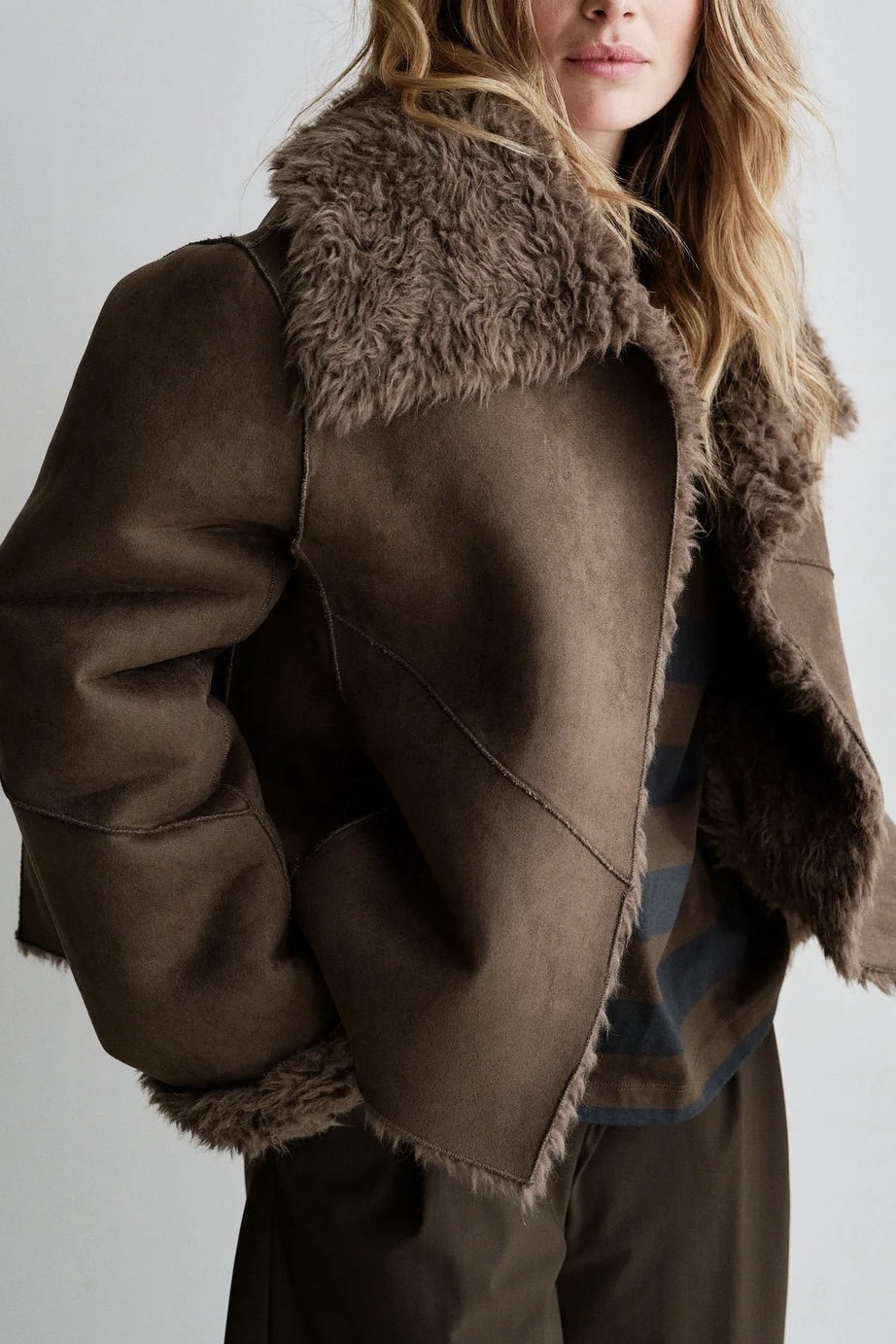Penn & Ink NY  - Reversable Coat Tabac - 4