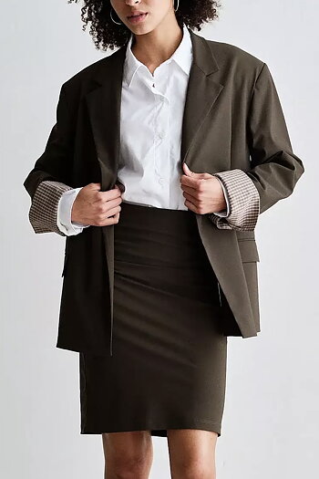 Penn & Ink NY  - Skirt Tabac