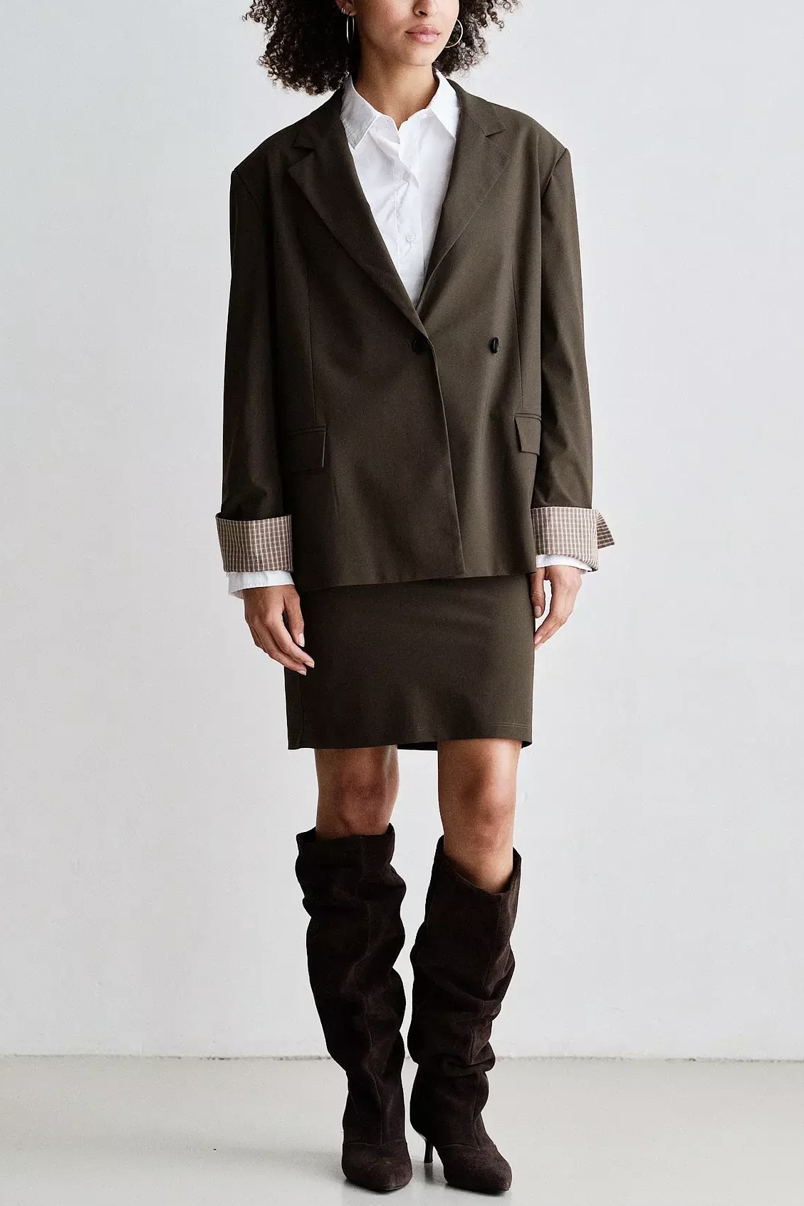 Penn & Ink NY  - Skirt Tabac - 3