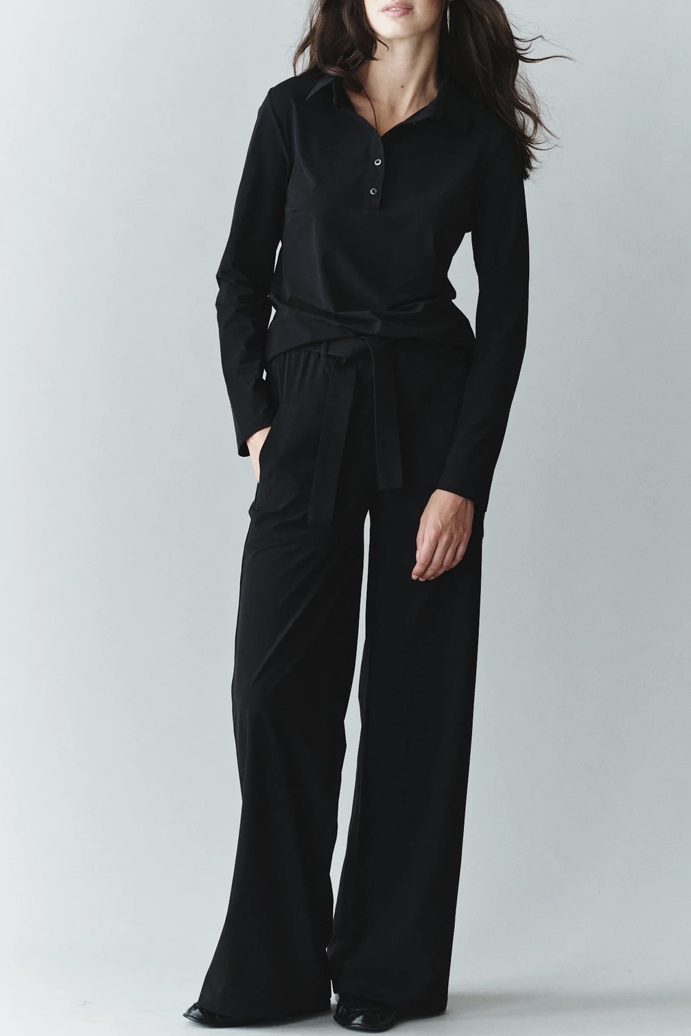 Penn & Ink NY  - Bowie Trousers Black - 2