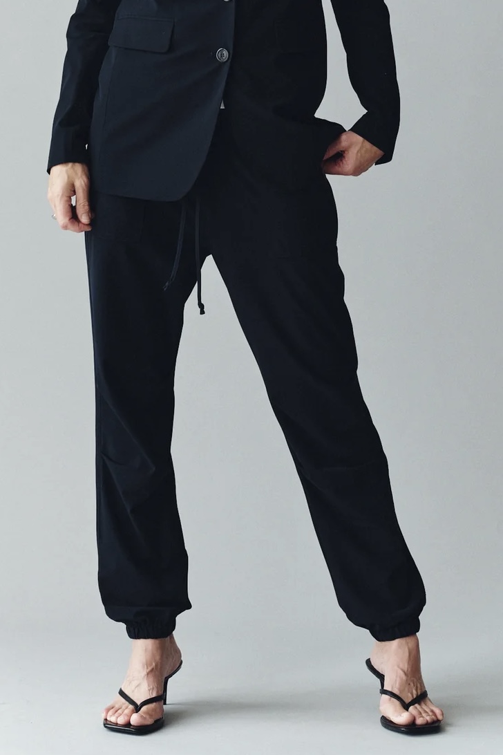 Penn & Ink NY  - Quincy Trousers Black